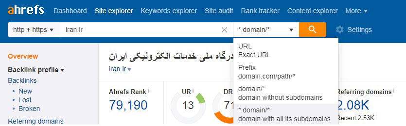 معرفی قابلیت ها و ویژگی های ابزار ahrefs